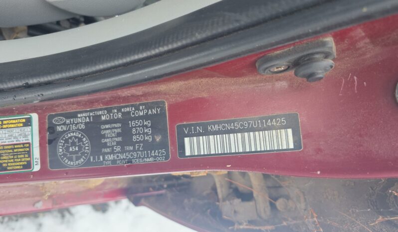 
								2007 Hyundai Accent Automatic FWD Sedan full									