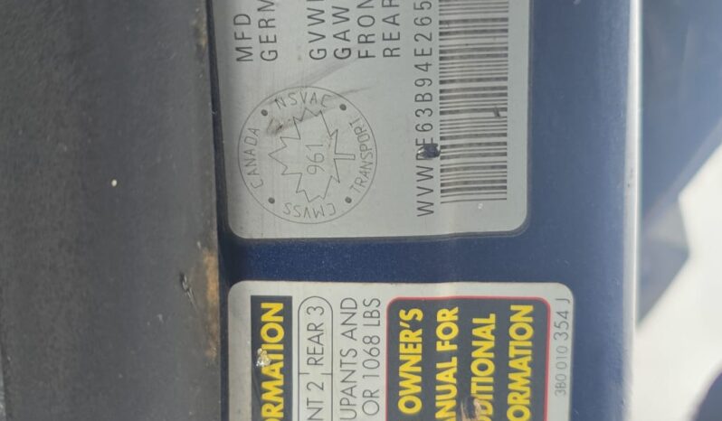 
								2004 Volkswagen PASAT  (PC/VT) Automatic full									