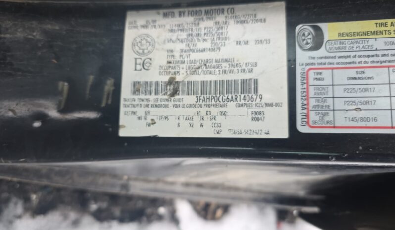 
								2010 Ford Fusion Automatic FWD Sedan full									