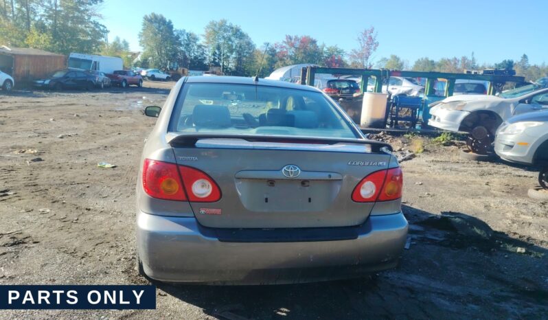 
								2003 TOYOTA Corolla FWD SEDAN full									